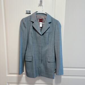Kenzo Grey Wool Suit Blazer Size 40